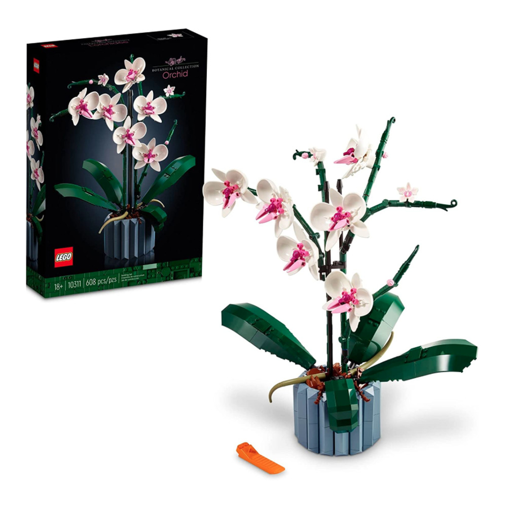LEGO Orchid 10311 Plant Decor Building Set -Build an Orchid Display 608 Pieces 2